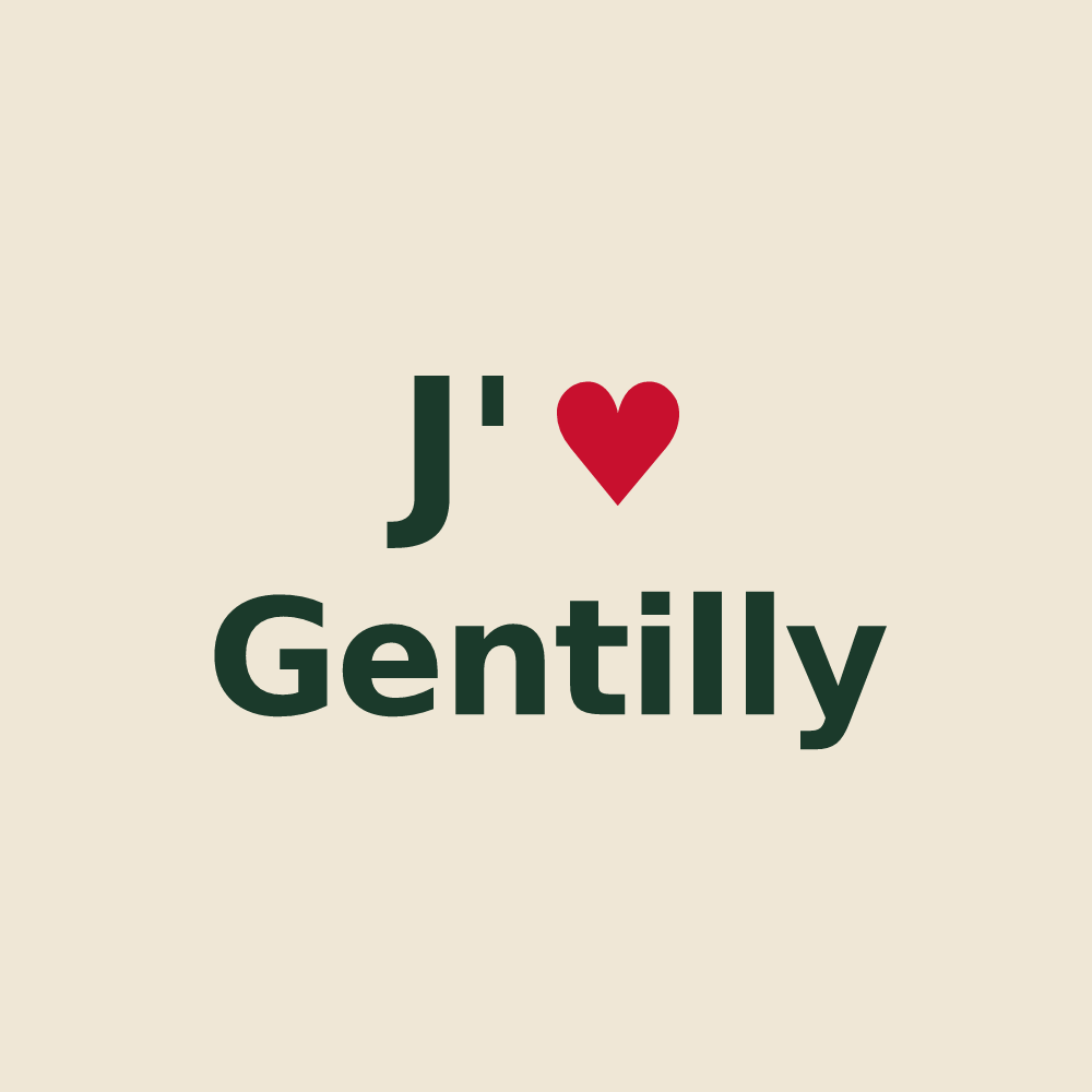 Tote bag personnalisé Gentilly — design J'aime Gentilly