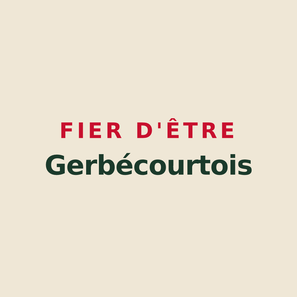 Tote bag « Fier d'être Gerbécourtois » — design pour Gerbécourt