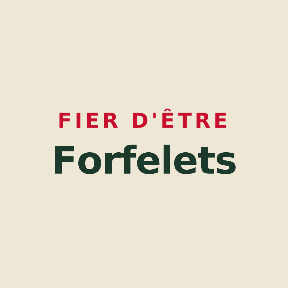 Tote bag « Fier d'être Forfelets » — design pour Gerbépal