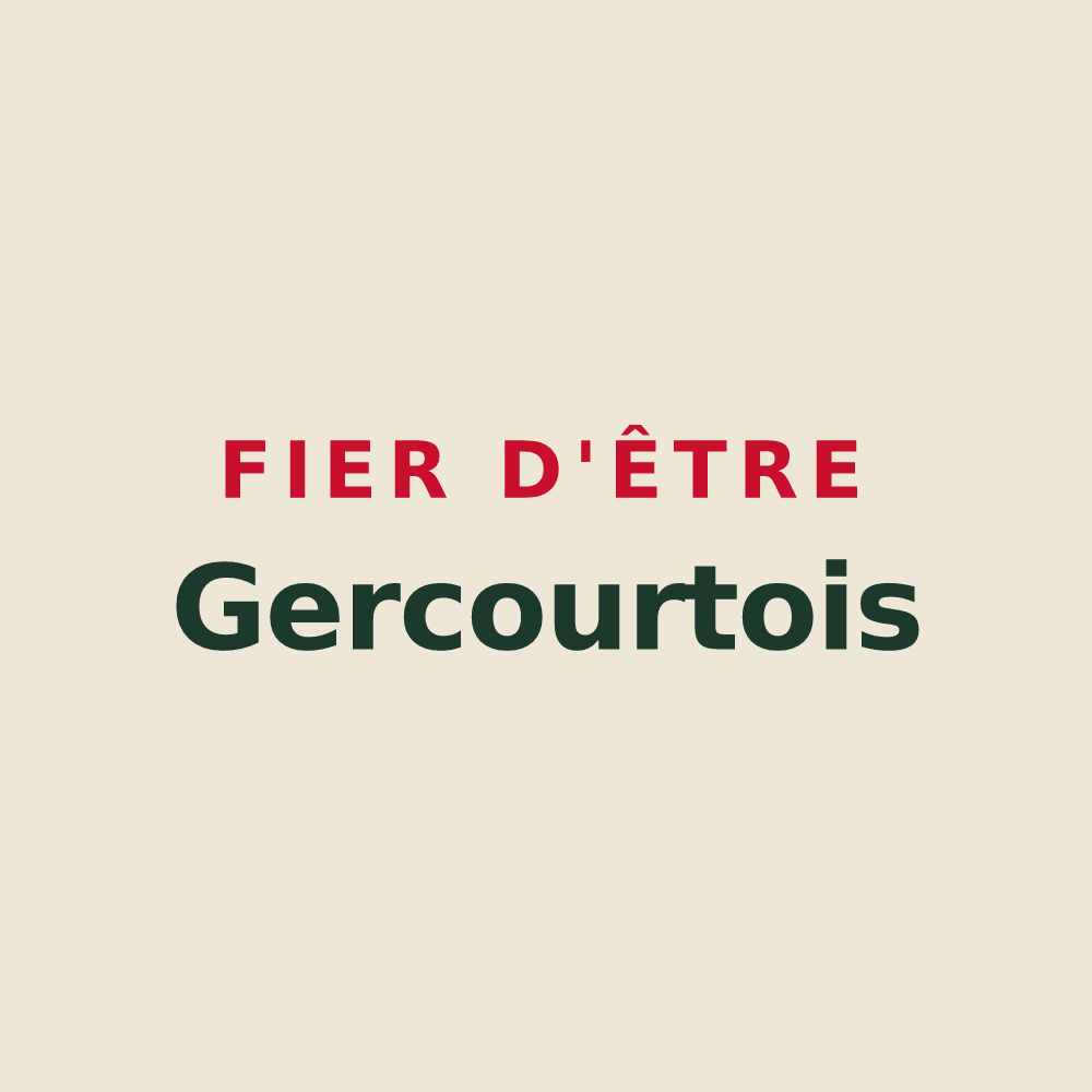 Tote bag « Fier d'être Gercourtois » — design pour Gercourt-et-Drillancourt