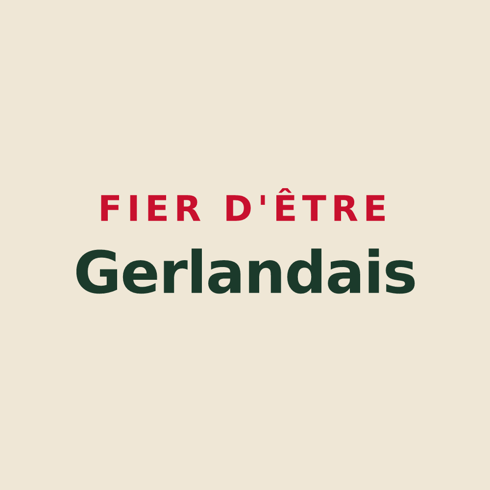 Tote bag « Fier d'être Gerlandais » — design pour Gerland