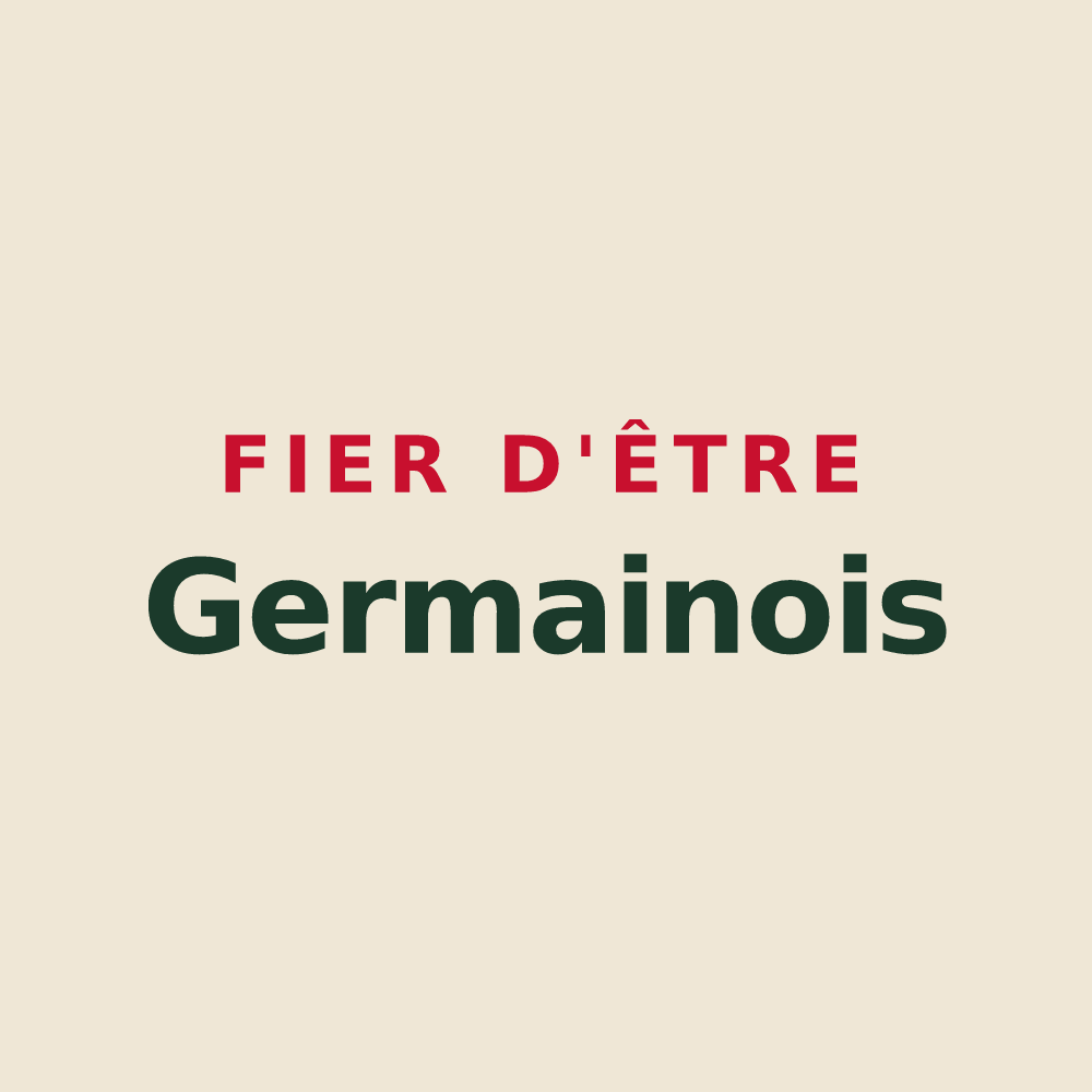 Tote bag « Fier d'être Germainois » — design pour Germaine
