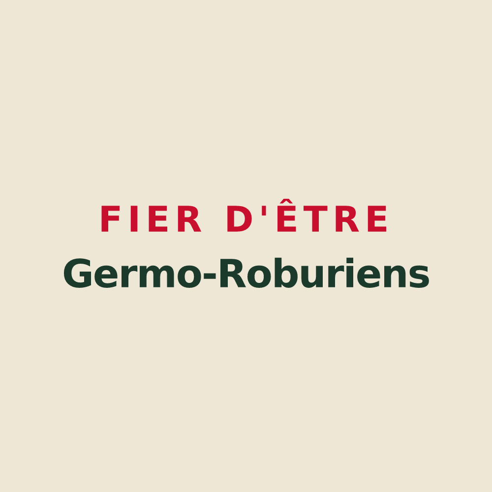 Tote bag « Fier d'être Germo-Roburiens » — design pour Germond-Rouvre