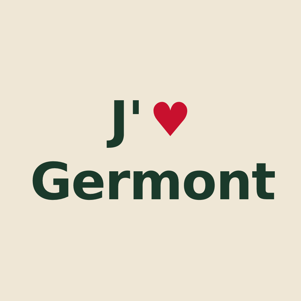 Tote bag personnalisé Germont — design J'aime Germont