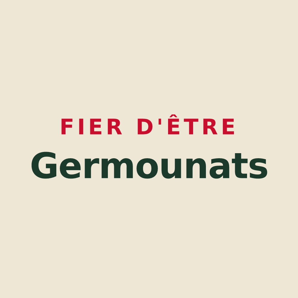 Tote bag « Fier d'être Germounats » — design pour Germont