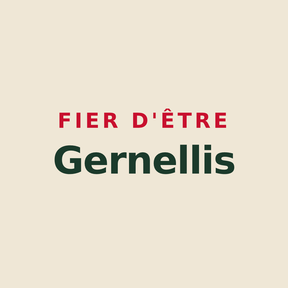 Tote bag « Fier d'être Gernellis » — design pour Gernelle