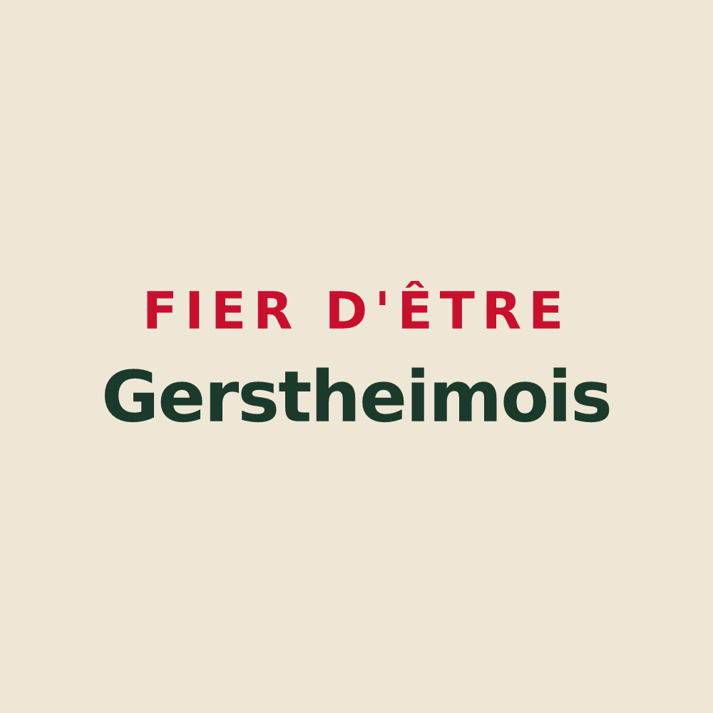 Tote bag « Fier d'être Gerstheimois » — design pour Gerstheim