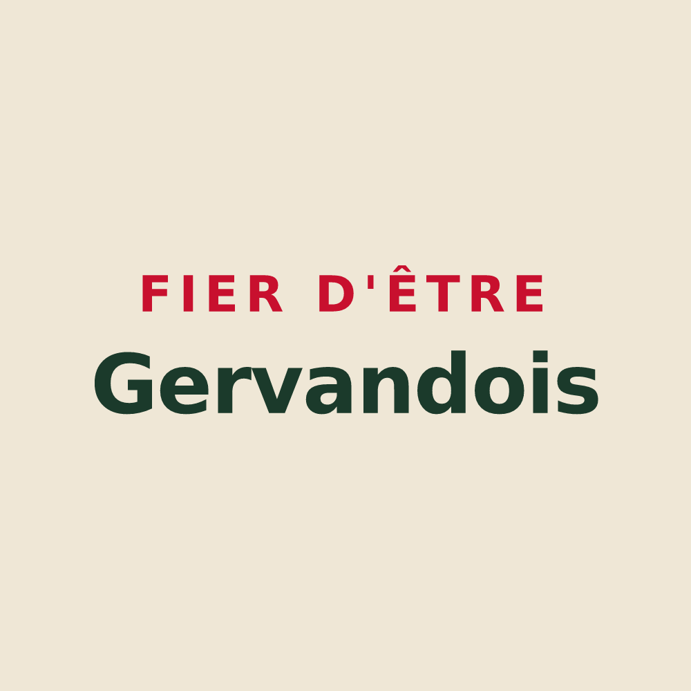 Tote bag « Fier d'être Gervandois » — design pour Gervans