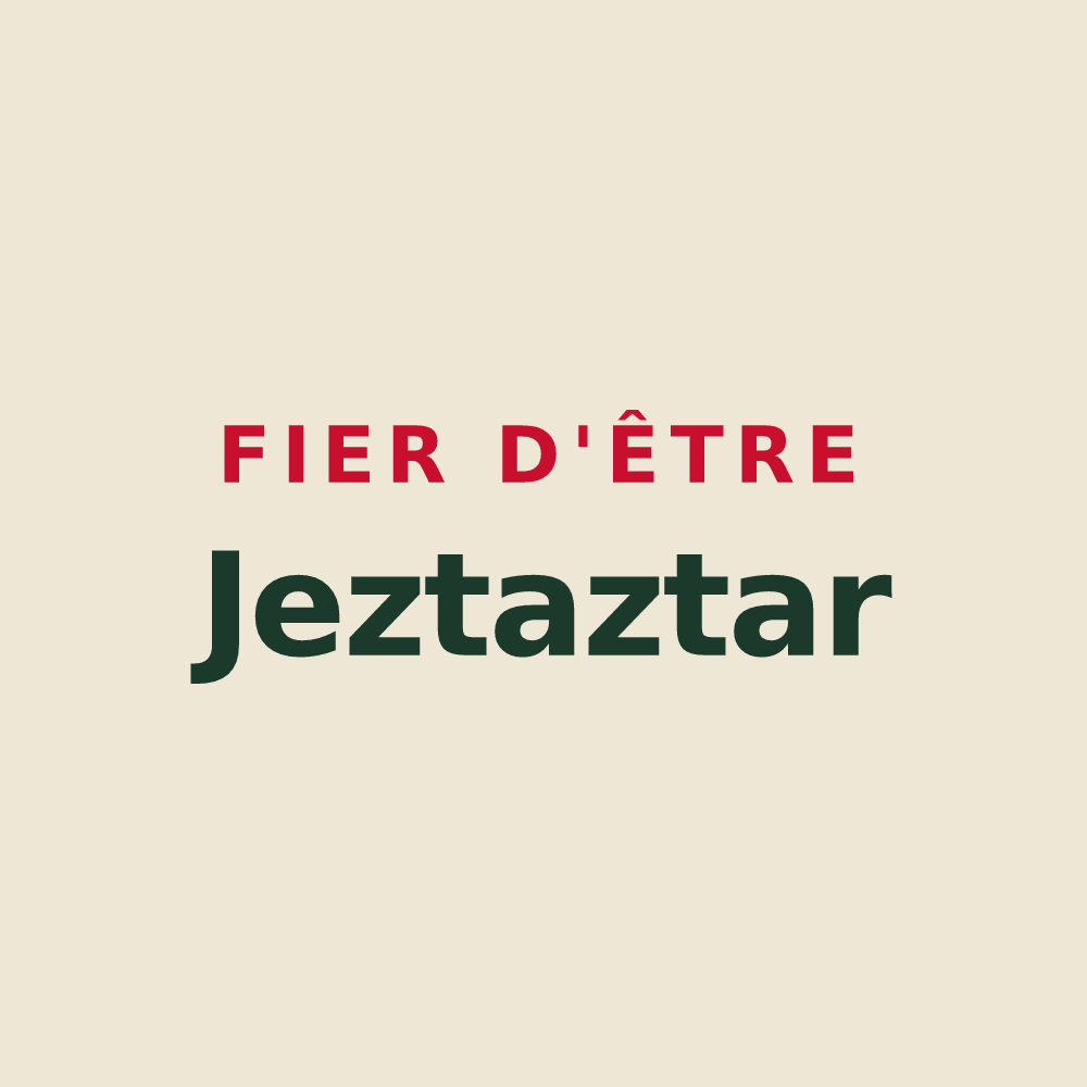 Tote bag « Fier d'être Jeztaztar » — design pour Gestas