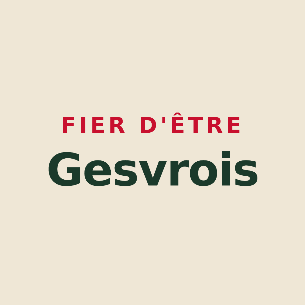 Tote bag « Fier d'être Gesvrois » — design pour Gesvres-le-Chapitre