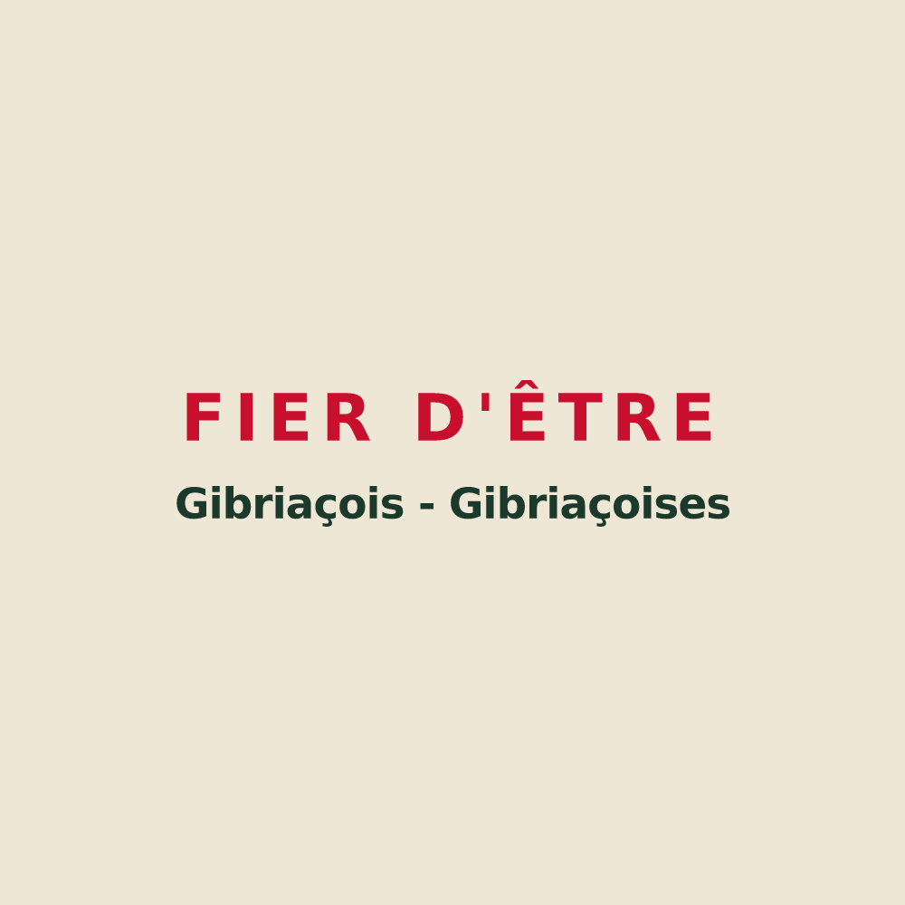 Tote bag « Fier d'être Gibriaçois - Gibriaçoises » — design pour Gevrey-Chambertin