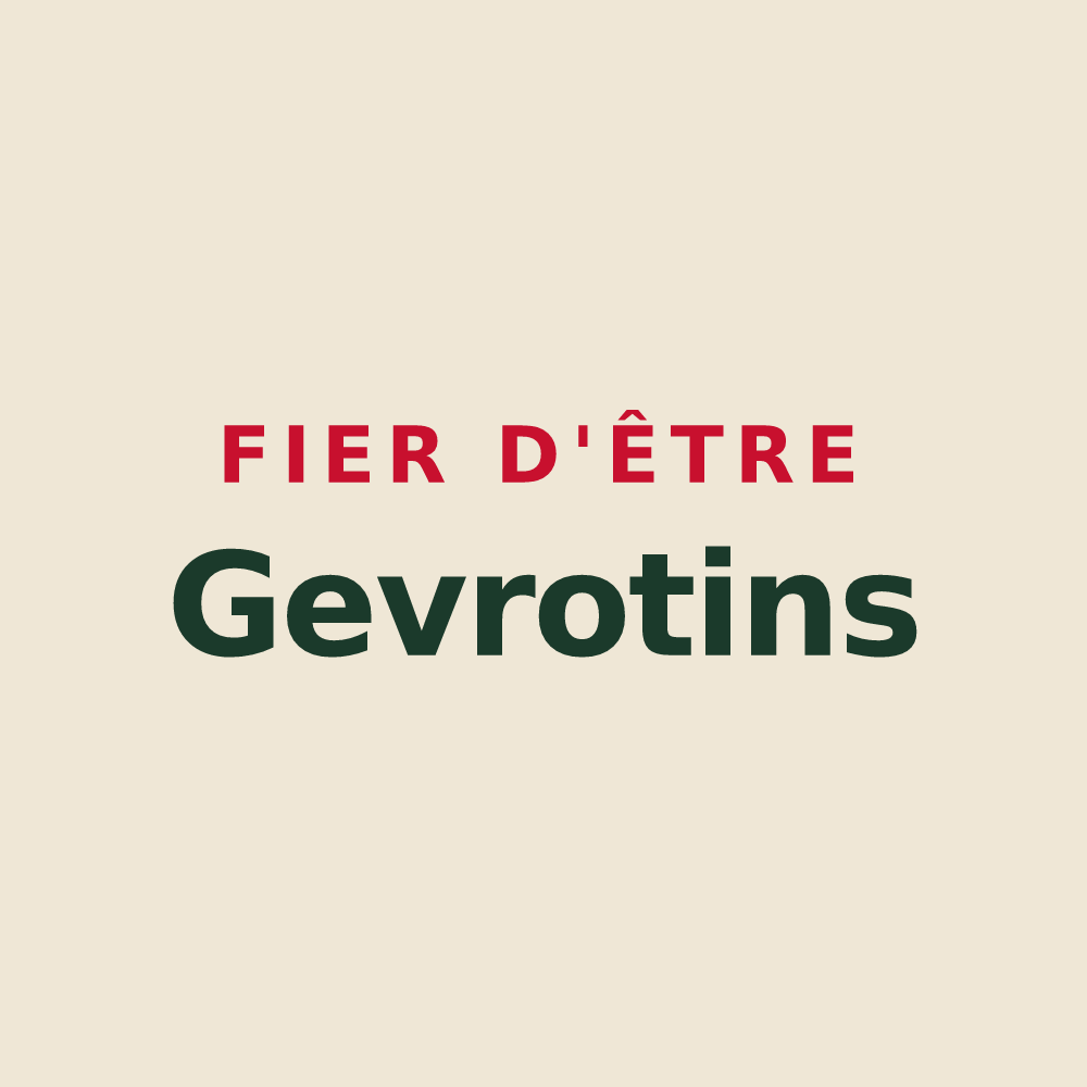Tote bag « Fier d'être Gevrotins » — design pour Gevry
