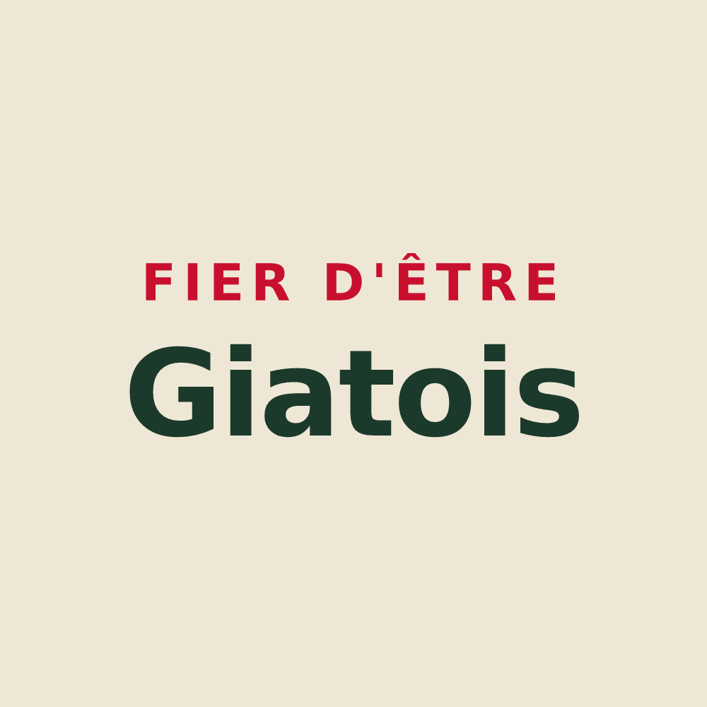 Tote bag « Fier d'être Giatois » — design pour Giat