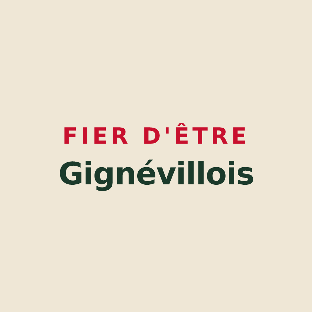 Tote bag « Fier d'être Gignévillois » — design pour Gignéville