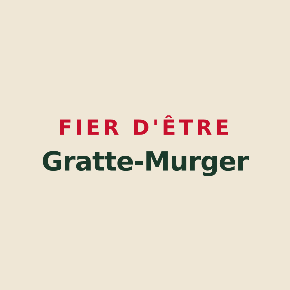 Tote bag « Fier d'être Gratte-Murger » — design pour Gilley