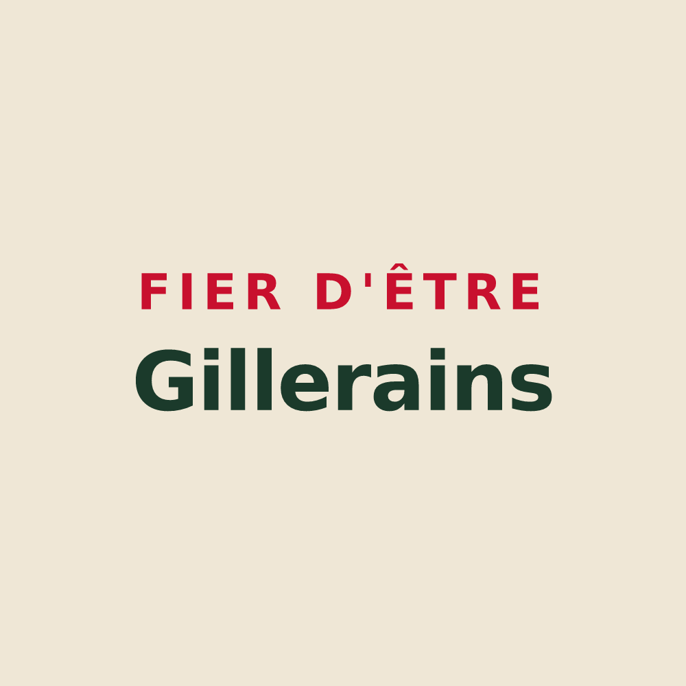 Tote bag « Fier d'être Gillerains » — design pour Gilly-sur-Isère