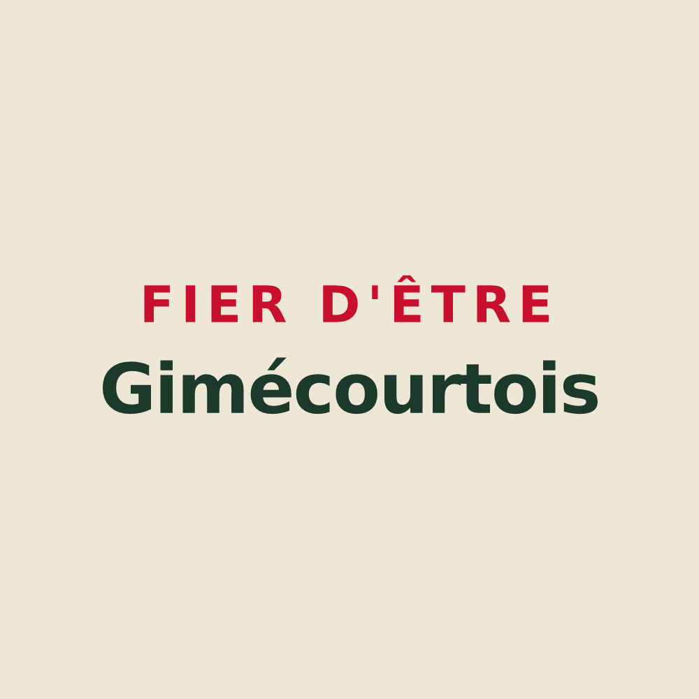 Tote bag « Fier d'être Gimécourtois » — design pour Gimécourt