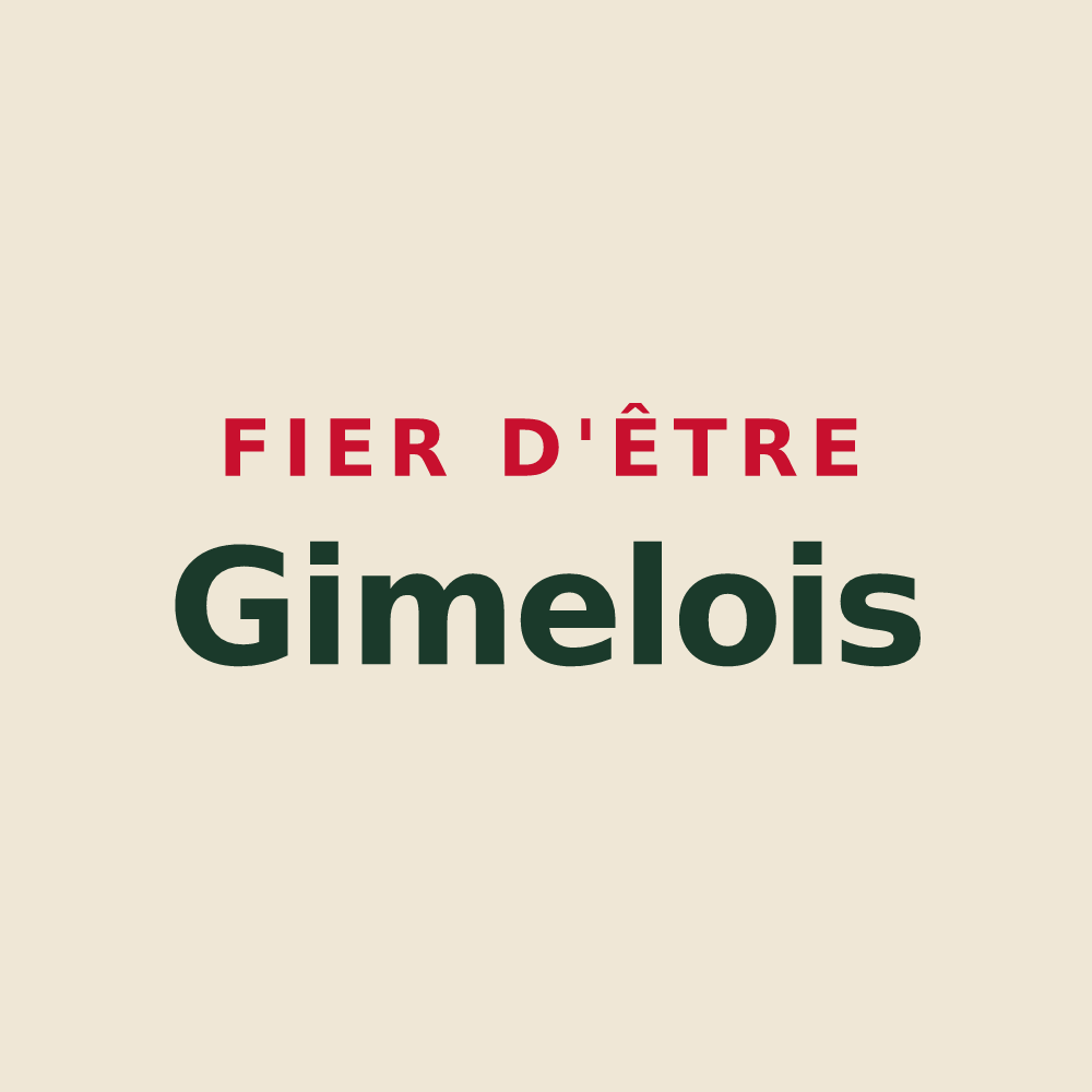 Tote bag « Fier d'être Gimelois » — design pour Gimel-les-Cascades