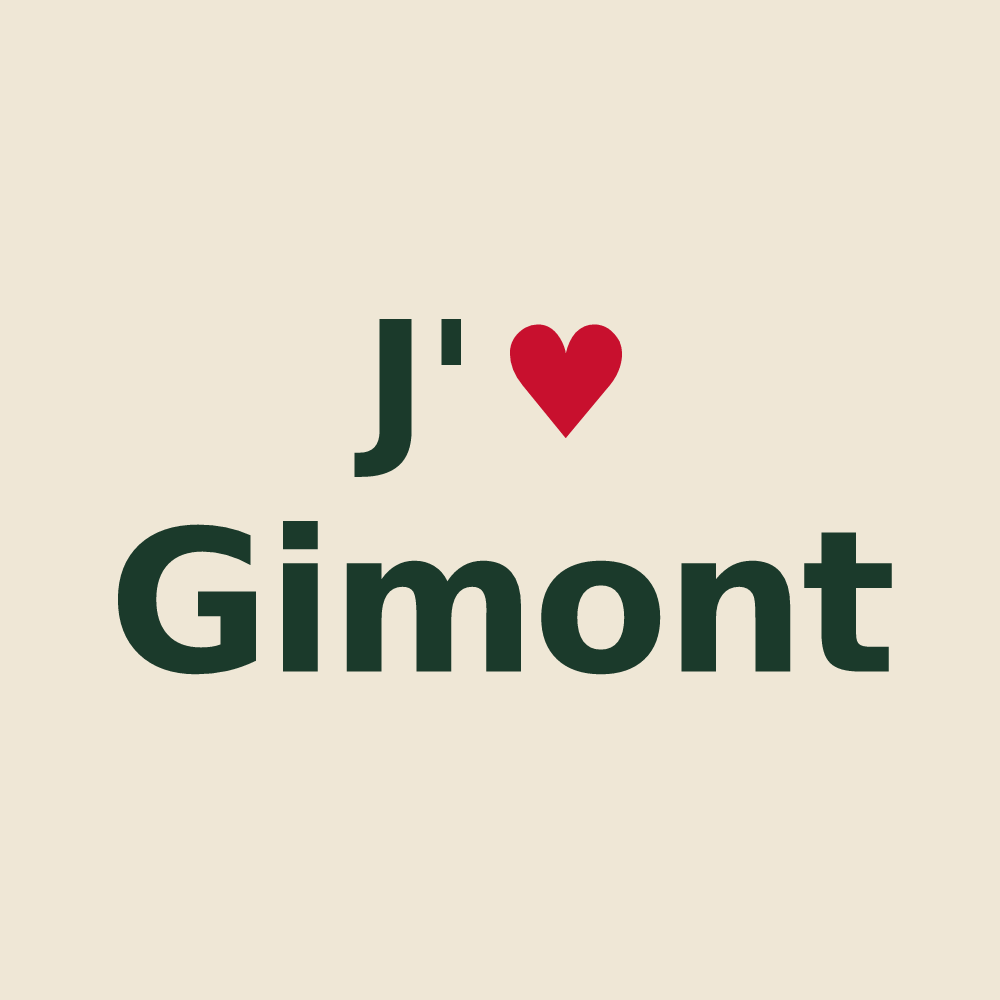 Tote bag personnalisé Gimont — design J'aime Gimont