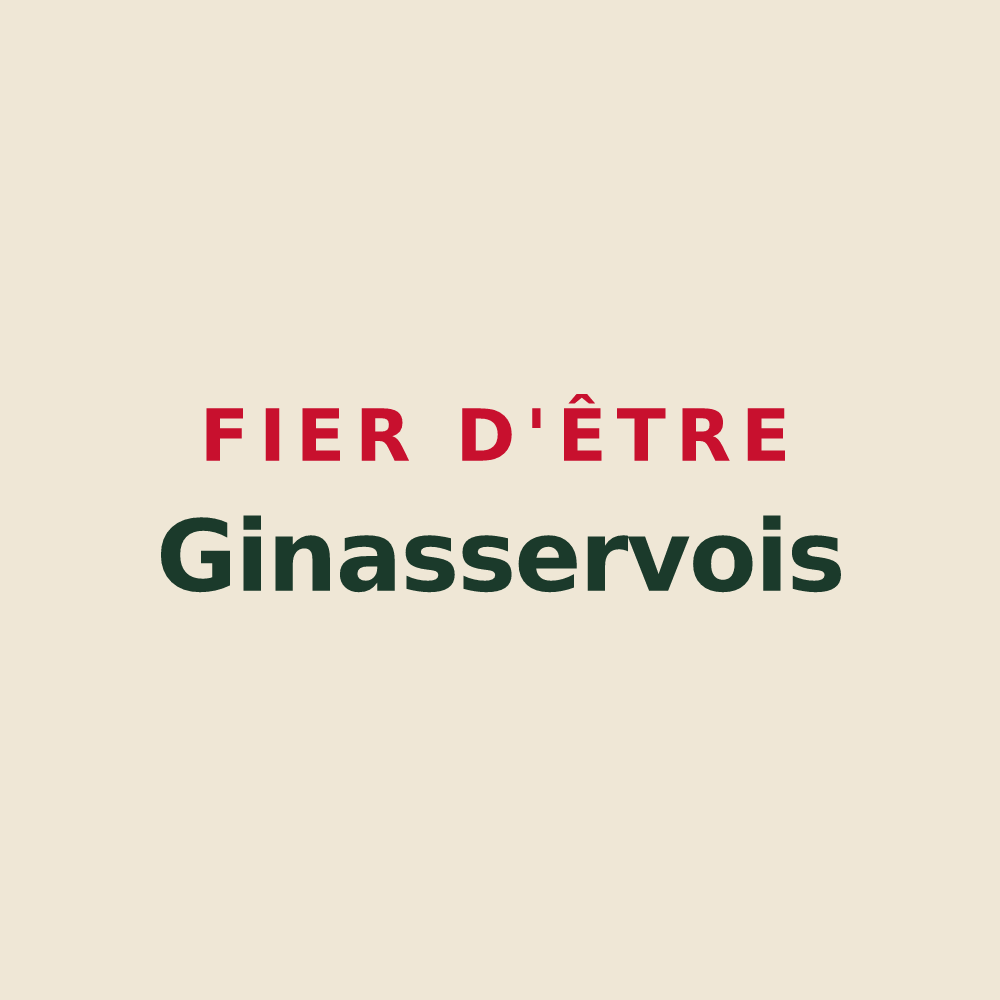 Tote bag « Fier d'être Ginasservois » — design pour Ginasservis
