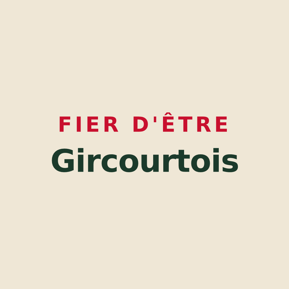 Tote bag « Fier d'être Gircourtois » — design pour Gircourt-lès-Viéville