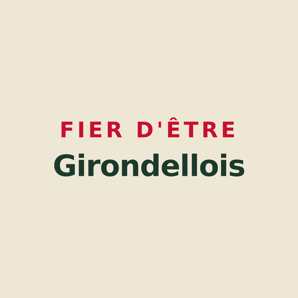 Tote bag « Fier d'être Girondellois » — design pour Girondelle