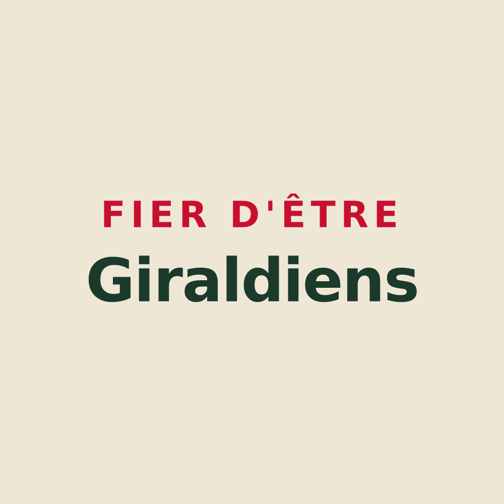 Tote bag « Fier d'être Giraldiens » — design pour Giroux