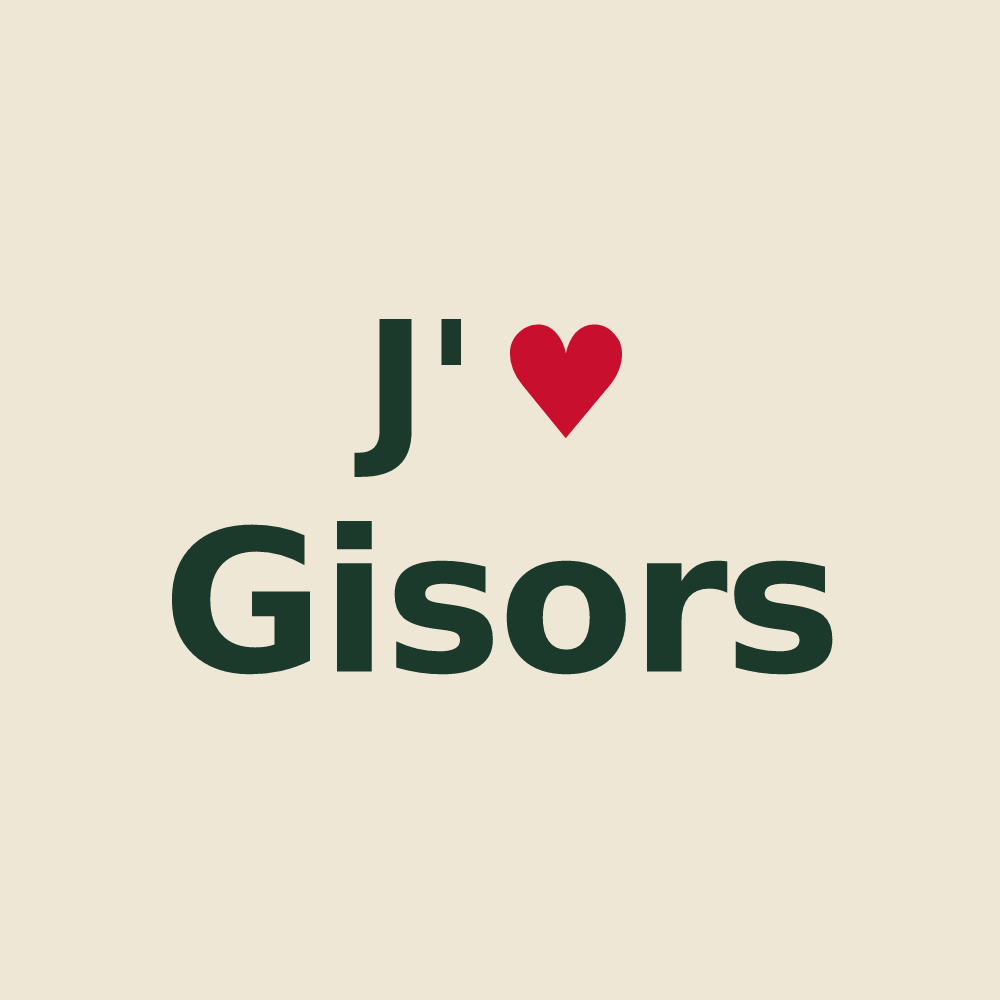 Tote bag personnalisé Gisors — design J'aime Gisors