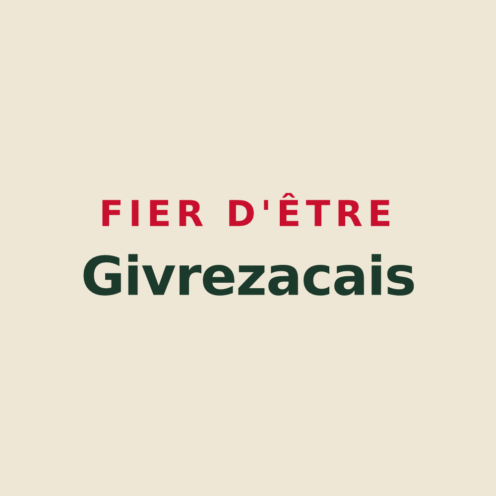 Tote bag « Fier d'être Givrezacais » — design pour Givrezac