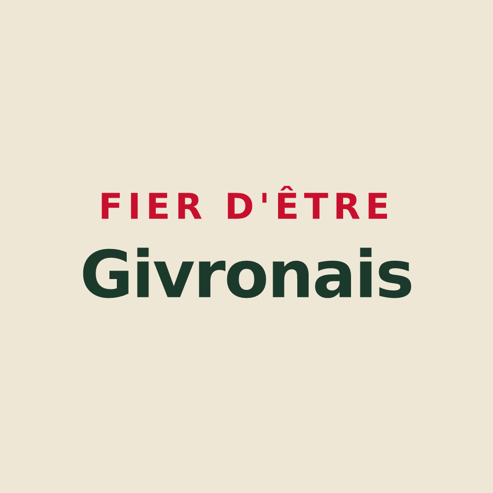 Tote bag « Fier d'être Givronais » — design pour Givron