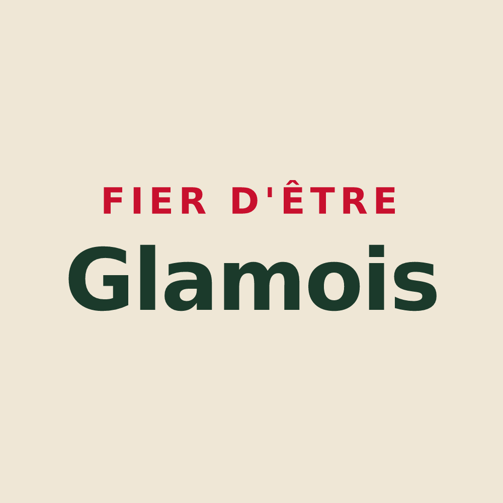Tote bag « Fier d'être Glamois » — design pour Gland