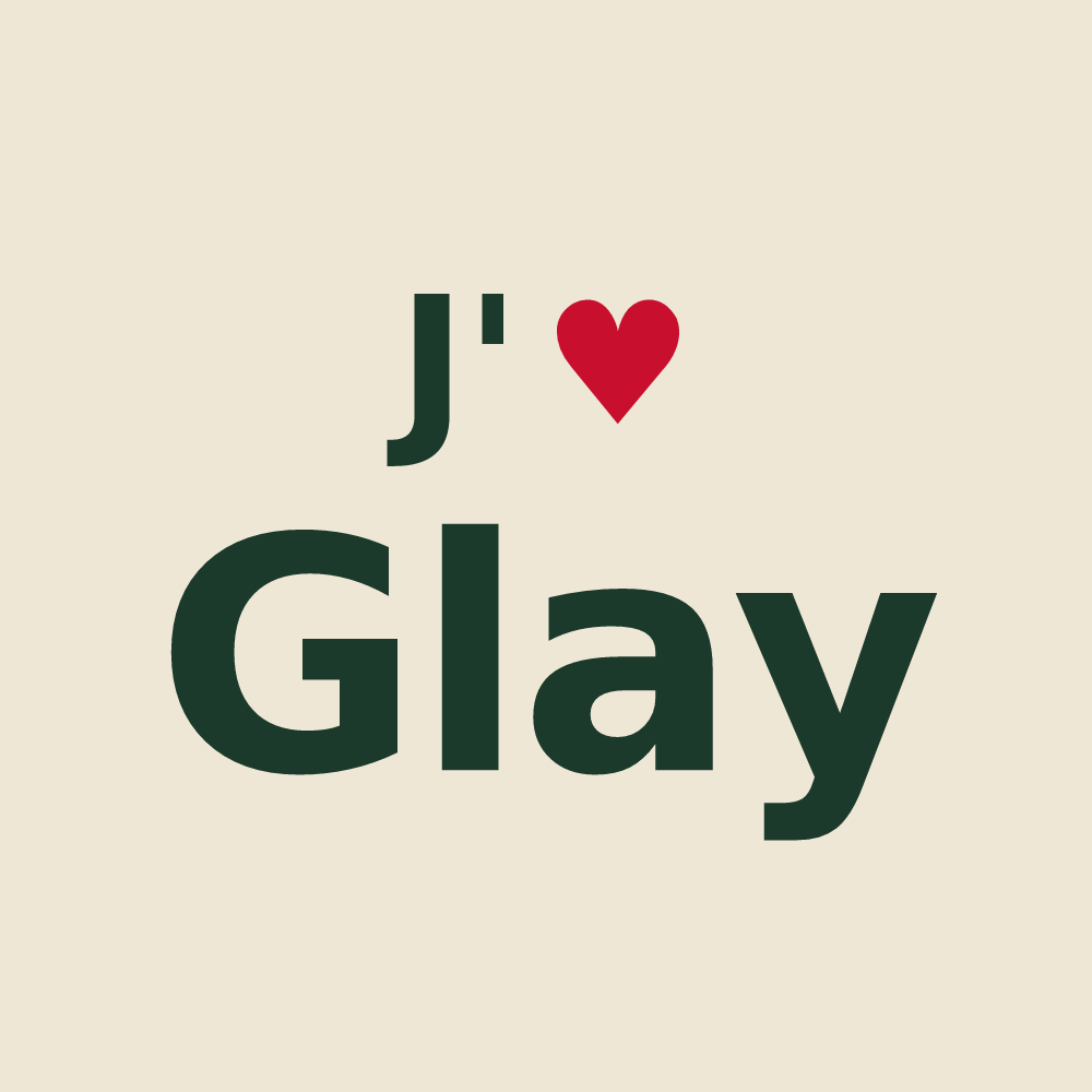 Tote bag personnalisé Glay — design J'aime Glay