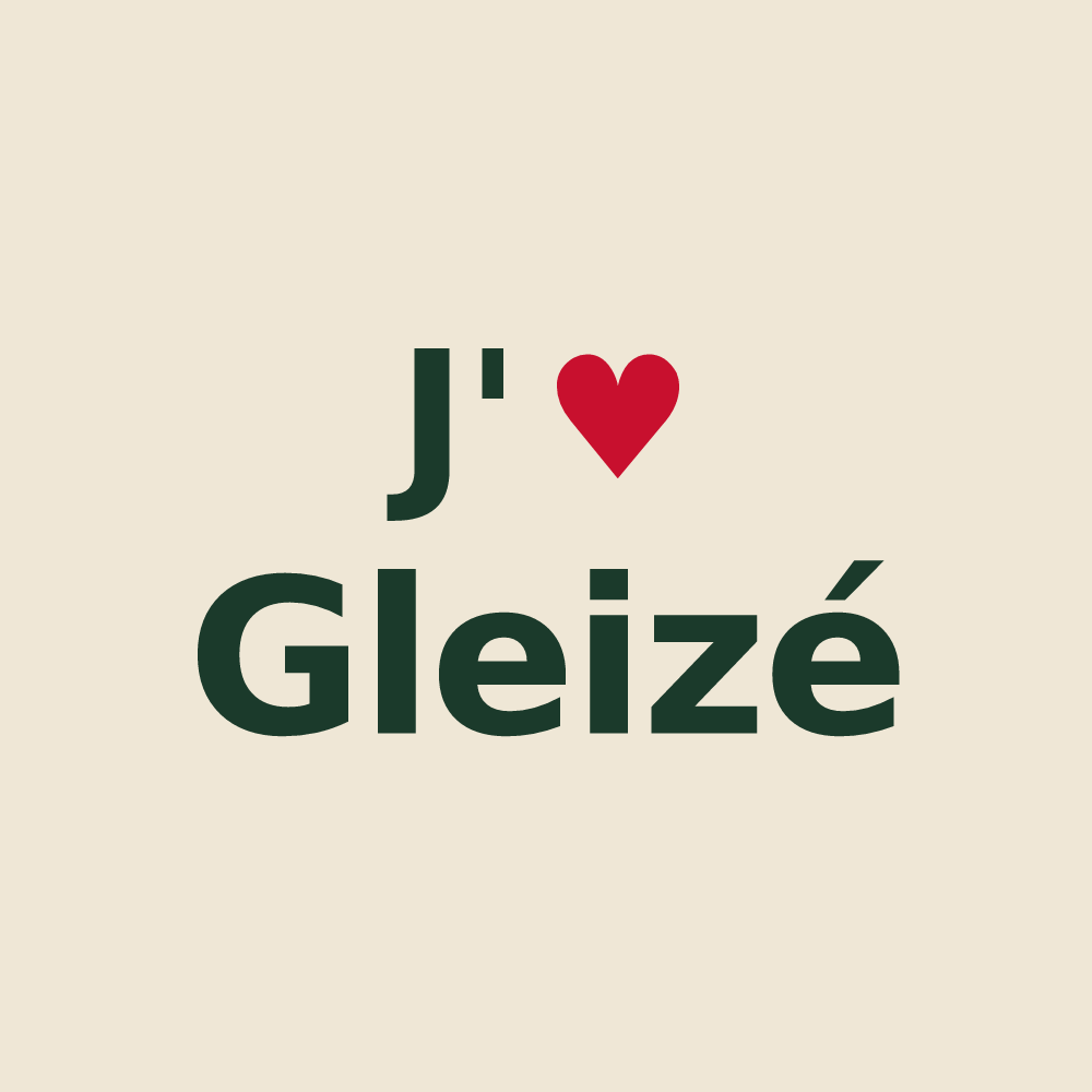 Tote bag personnalisé Gleizé — design J'aime Gleizé