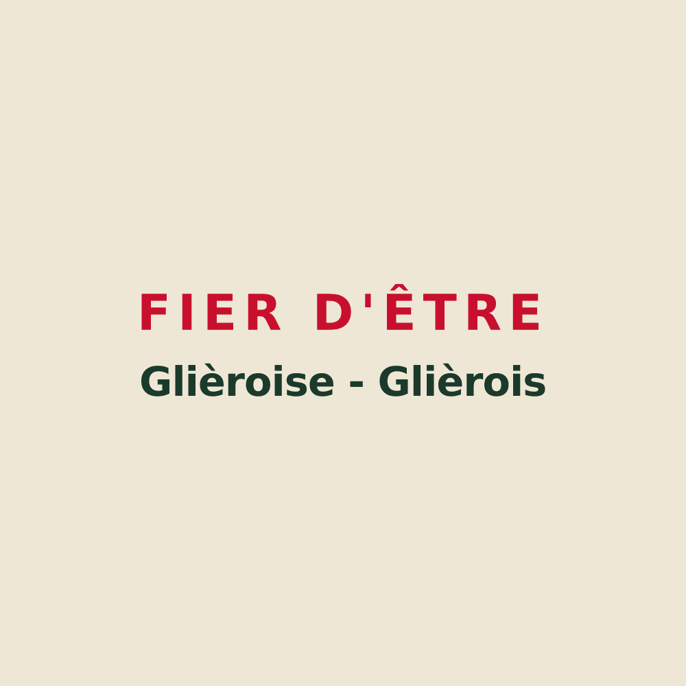 Tote bag « Fier d'être Glièroise - Glièrois » — design pour Glières-Val-de-Borne