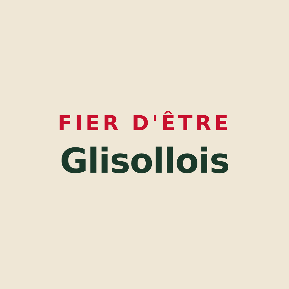 Tote bag « Fier d'être Glisollois » — design pour Glisolles