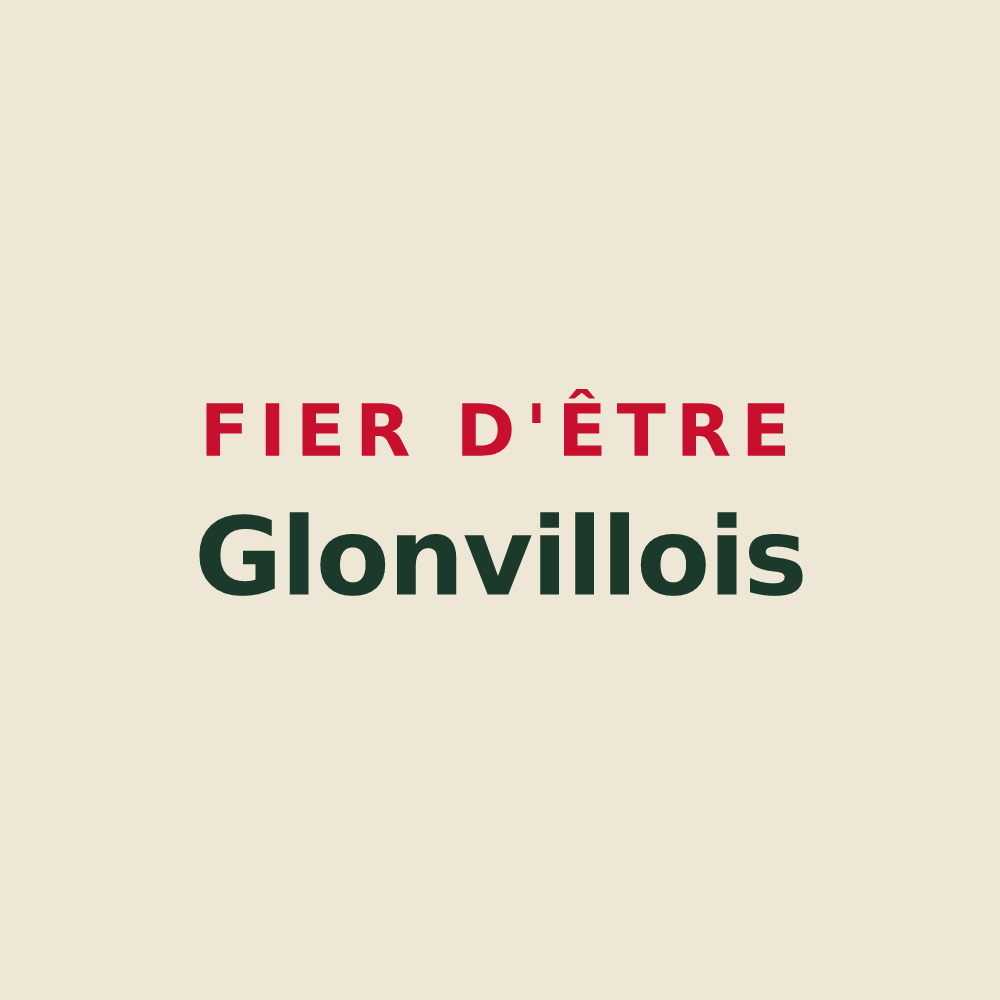 Tote bag « Fier d'être Glonvillois » — design pour Glonville