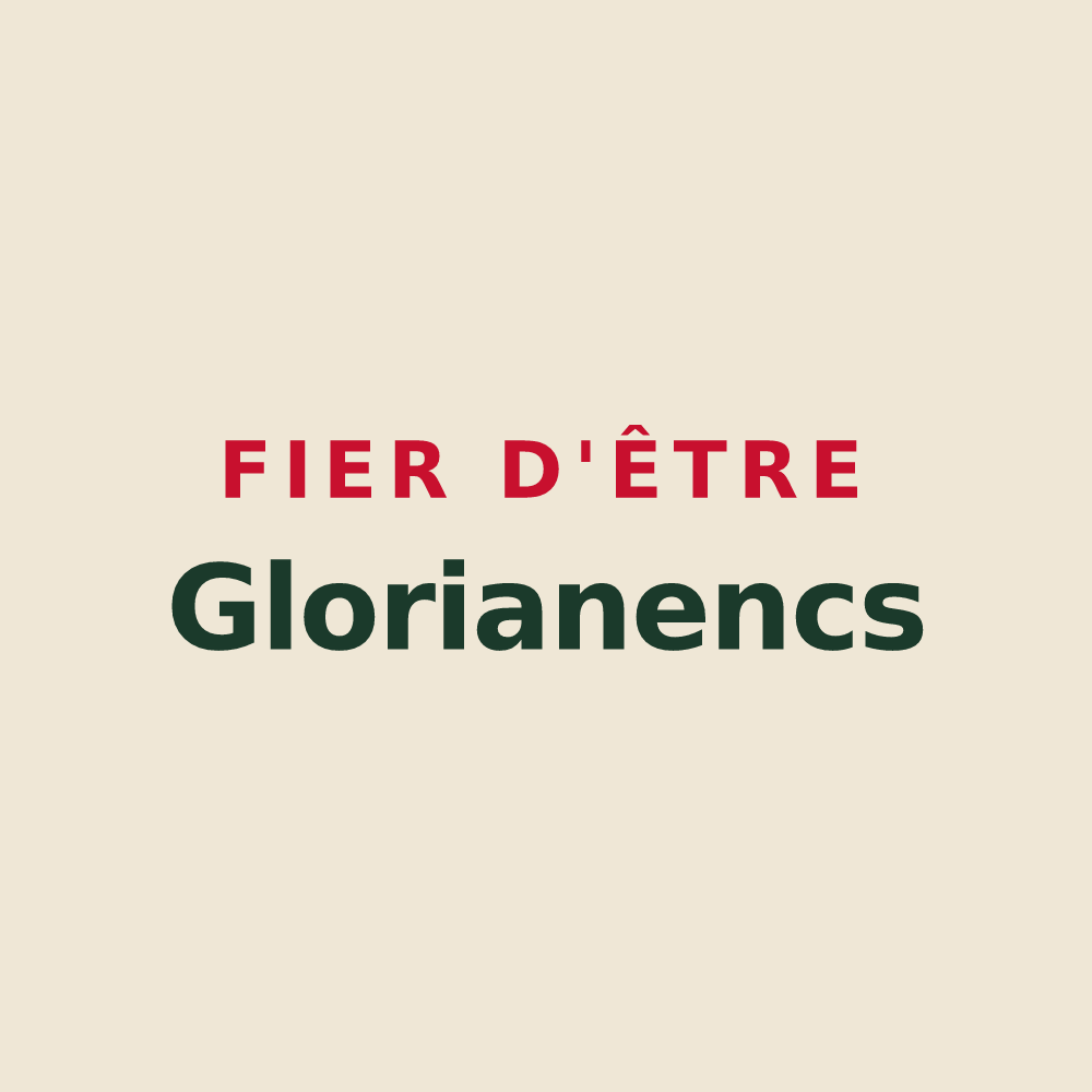 Tote bag « Fier d'être Glorianencs » — design pour Glorianes