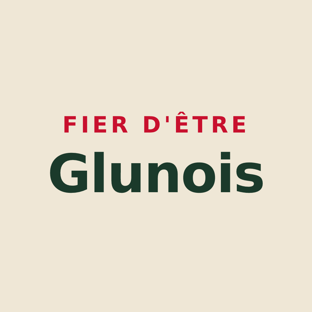 Tote bag « Fier d'être Glunois » — design pour Glun