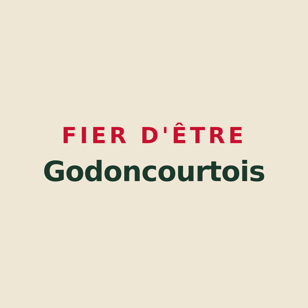 Tote bag « Fier d'être Godoncourtois » — design pour Godoncourt