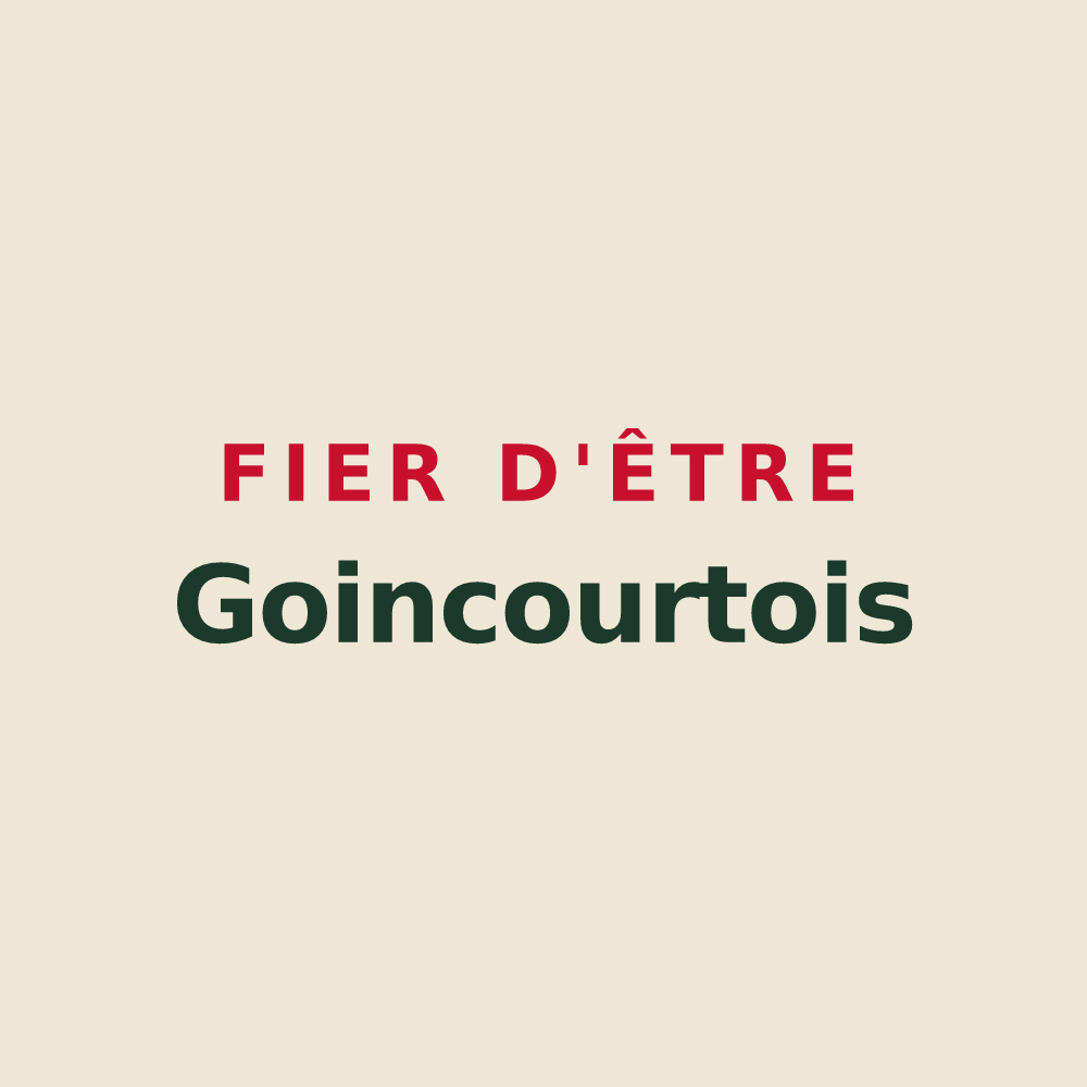 Tote bag « Fier d'être Goincourtois » — design pour Goincourt