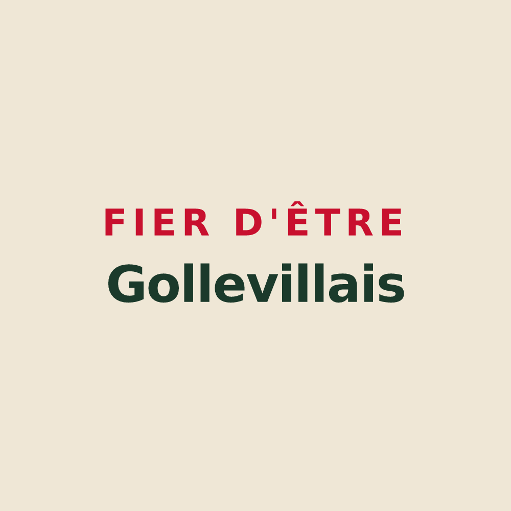 Tote bag « Fier d'être Gollevillais » — design pour Golleville