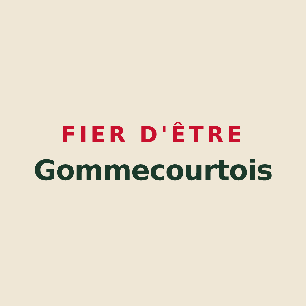 Tote bag « Fier d'être Gommecourtois » — design pour Gommecourt