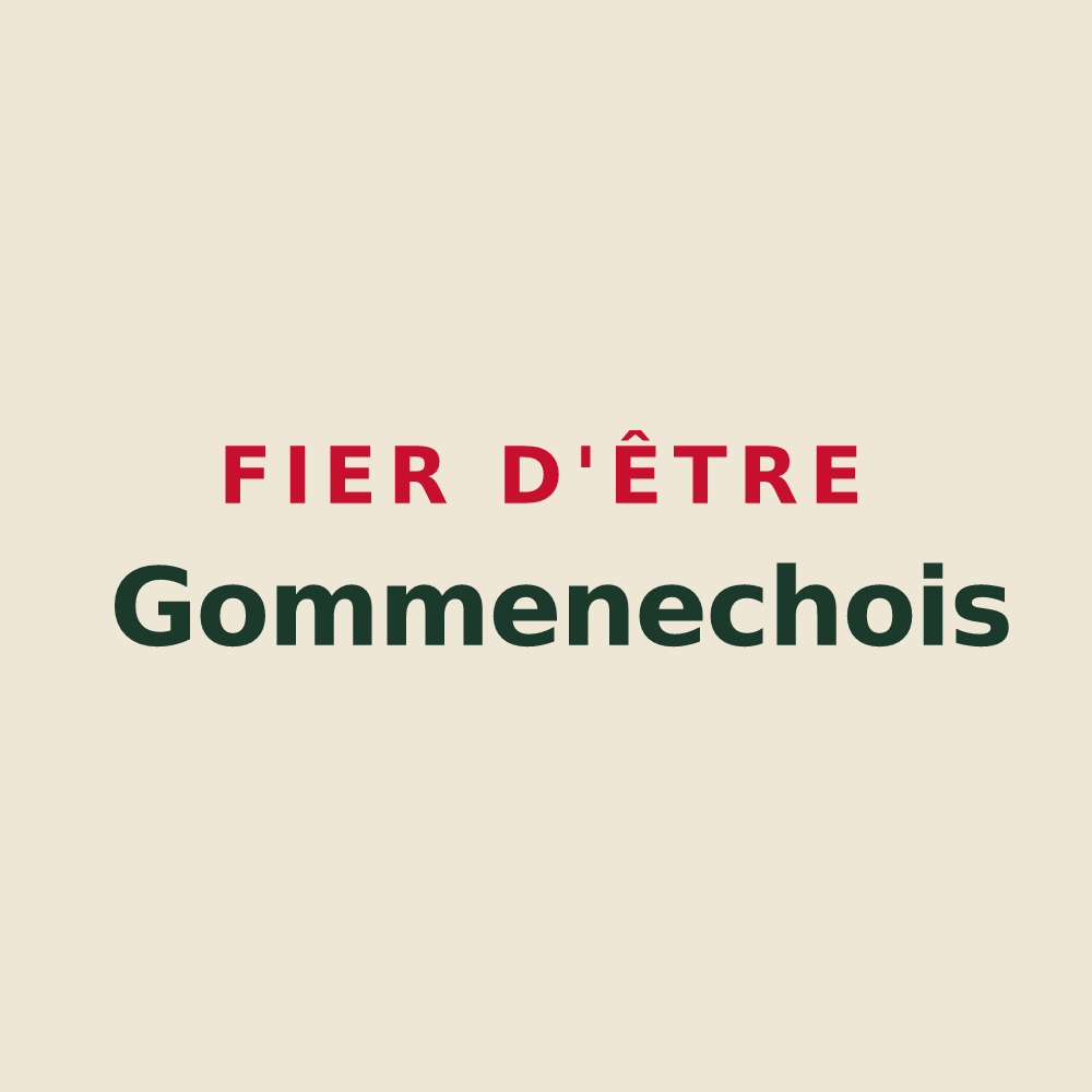 Tote bag « Fier d'être Gommenechois » — design pour Gommenec'h
