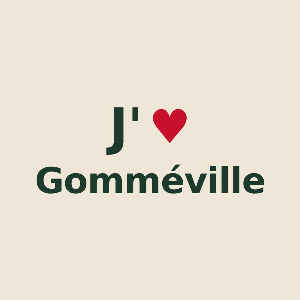 Tote bag personnalisé Gomméville — design J'aime Gomméville