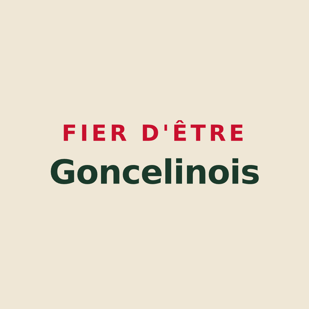 Tote bag « Fier d'être Goncelinois » — design pour Goncelin