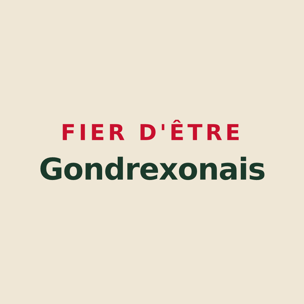 Tote bag « Fier d'être Gondrexonais » — design pour Gondrexon
