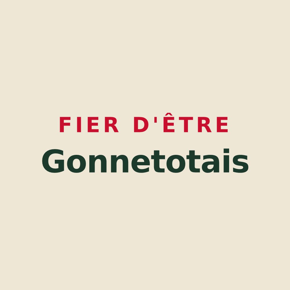 Tote bag « Fier d'être Gonnetotais » — design pour Gonnetot