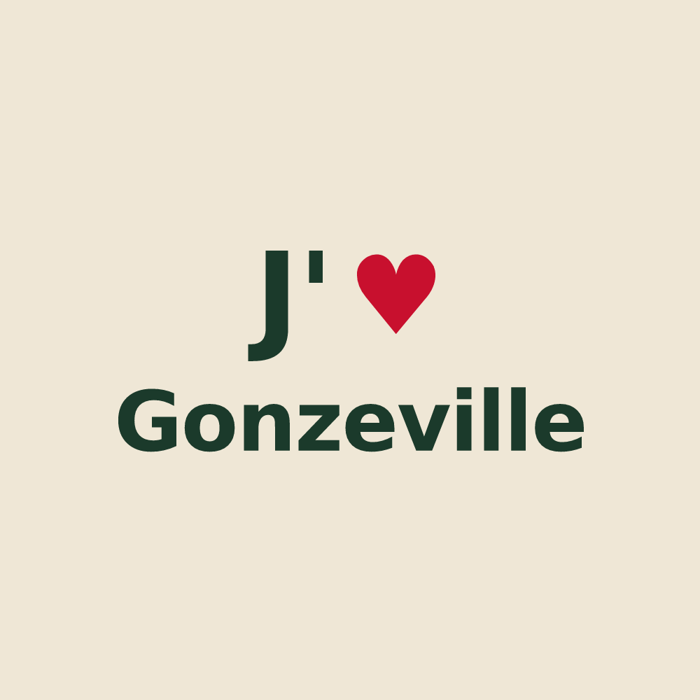 Tote bag personnalisé Gonzeville — design J'aime Gonzeville