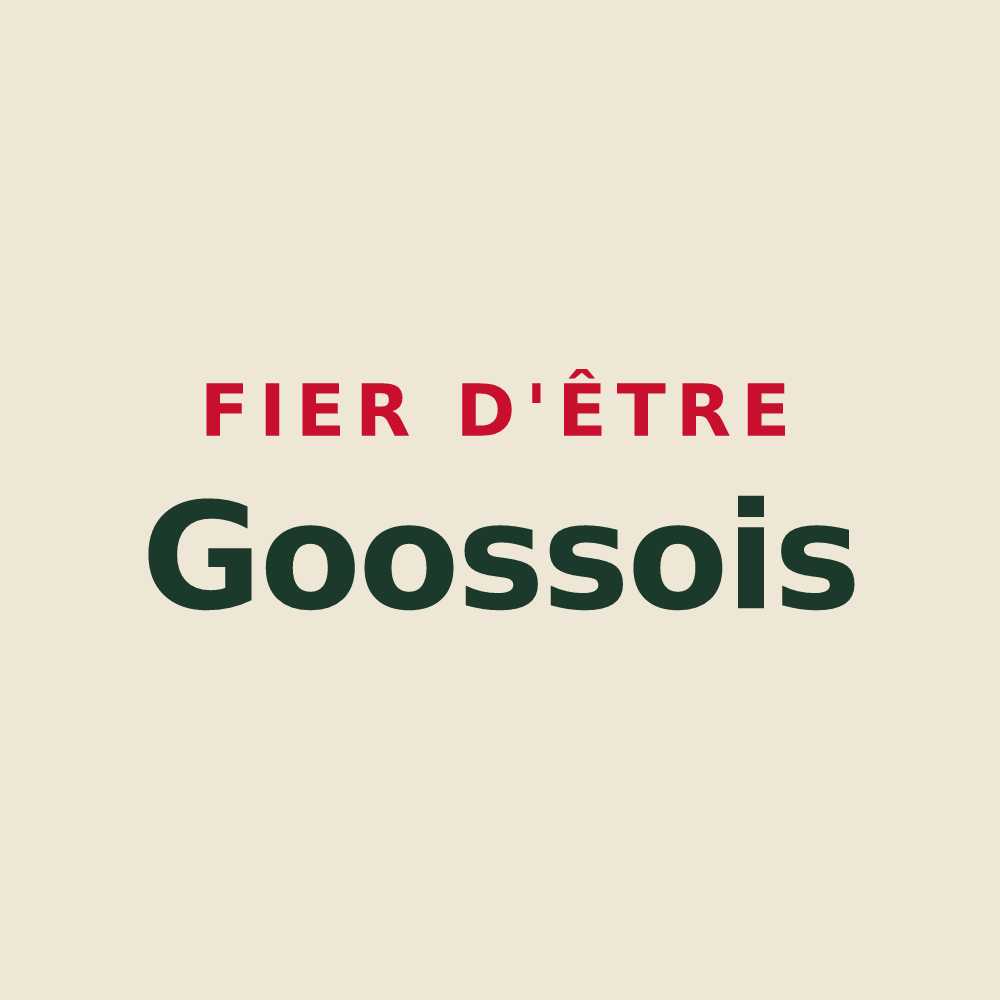 Tote bag « Fier d'être Goossois » — design pour Goos
