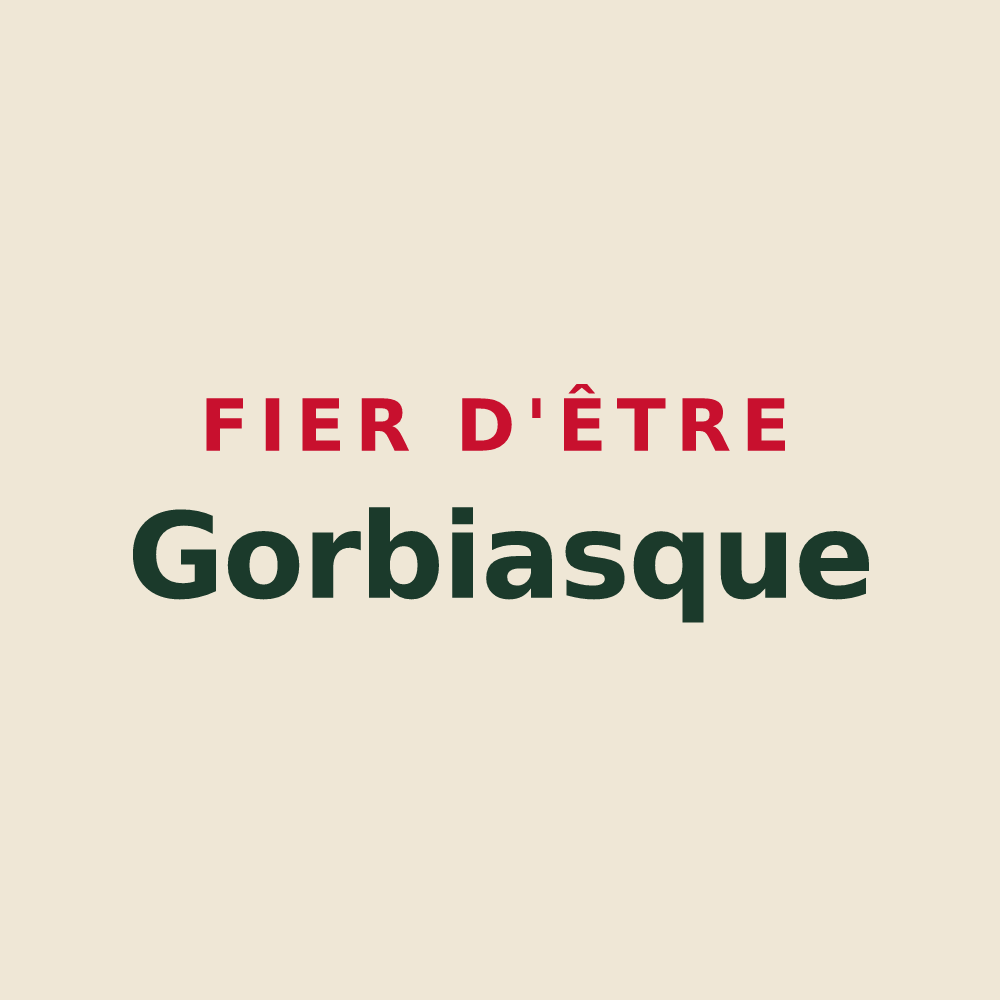 Tote bag « Fier d'être Gorbiasque » — design pour Gorbio
